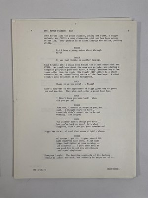 Lot 353 - A revised fourth draft of STAR WARS EPISODE 1:...