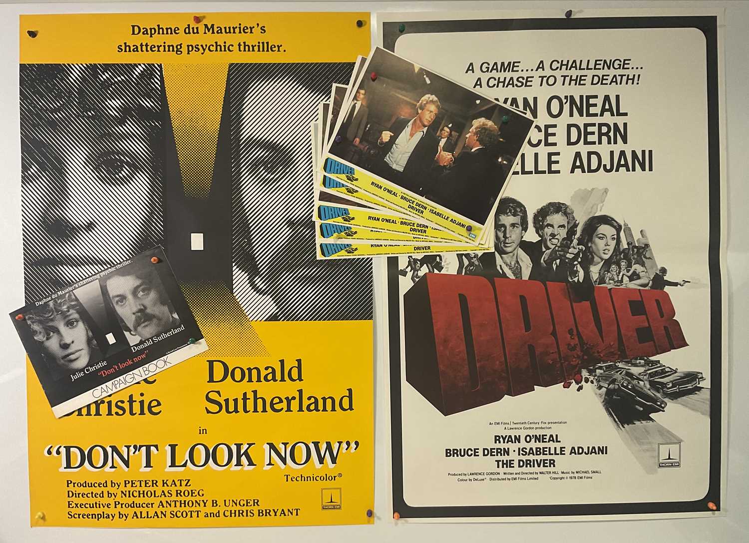 Lot 33 - THE DRIVER (1978) British One sheet and press...