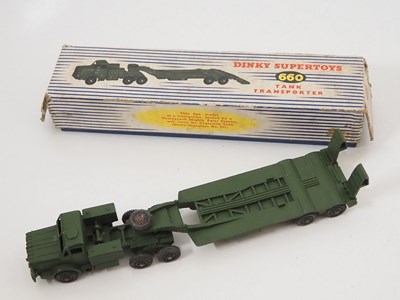 Lot 9 - A pair of DINKY Supertoys military vehicles...