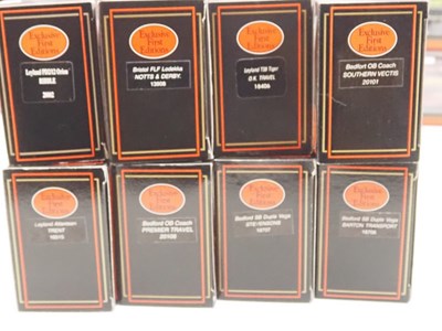 Lot 13 - A group of EFE 1:76 scale diecast buses in...