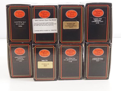 Lot 13 - A group of EFE 1:76 scale diecast buses in...