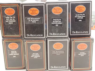 Lot 15 - A group of EFE 1:76 scale diecast buses in...