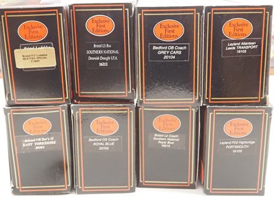 Lot 18 - A group of EFE 1:76 scale diecast buses in...