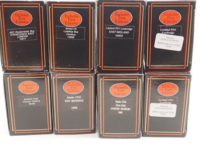 Lot 18 - A group of EFE 1:76 scale diecast buses in...