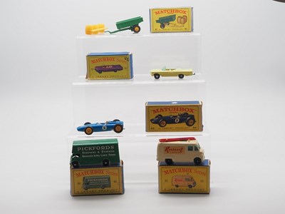 Lot 48 - A group of MATCHBOX 1-75 series regular wheels...