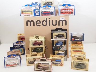 Lot 120 - A large lucky dip lot of diecast vans and...
