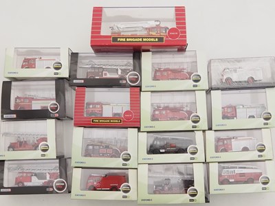 Lot 129 - A group of 1:76 scale OXFORD DIECAST fire...