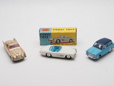 Lot 134 - A group of CORGI cars comprising a 216 Austin...