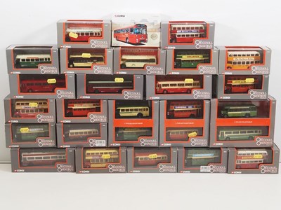 Lot 154 - A group of CORGI OOC 1:76 scale diecast buses...