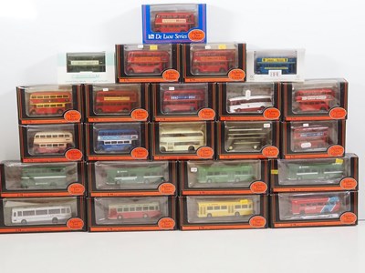 Lot 156 - A group of EFE 1:76 scale diecast buses in...