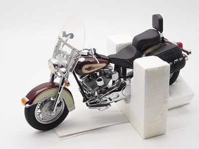 Lot 162 - A FRANKLIN MINT 1:10 scale diecast Harley...