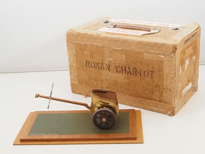 Lot 167 - A cast metal and wooden display model of a...