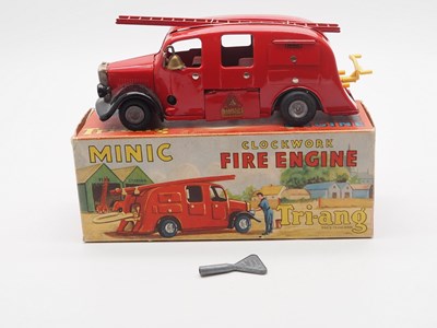 Lot 187 - A TRIANG MINIC 62M post war tinplate clockwork...