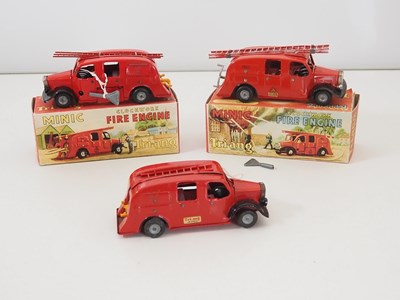 Lot 189 - A group of TRIANG MINIC 62M fire engines - one...