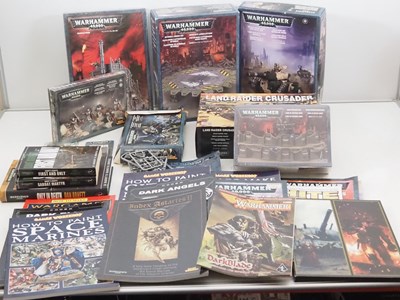 Lot 216 - A crate of Warhammer 40000 sets and...