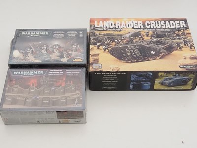 Lot 216 - A crate of Warhammer 40000 sets and...