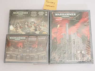 Lot 216 - A crate of Warhammer 40000 sets and...