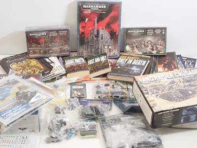 Lot 216 - A crate of Warhammer 40000 sets and...