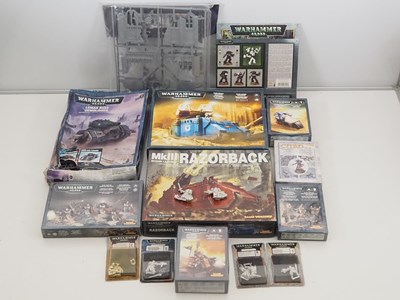 Lot 217 - A crate of Warhammer 40000 sets and...