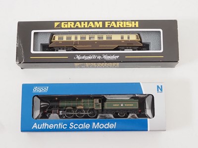 Lot 282 - A DAPOL N gauge Hall Class steam locomotive...