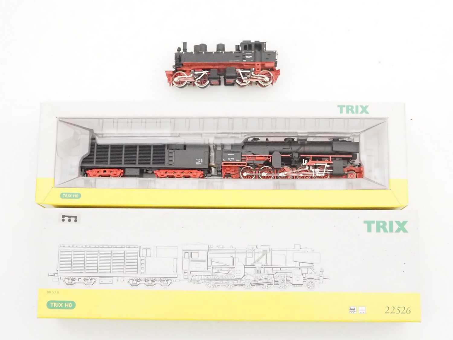 Lot 313 - A TRIX HO gauge 22526 German Outline BR52