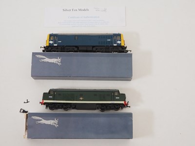 Lot 376 - A pair of SILVER FOX MODELS OO gauge resin...