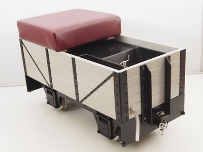 Lot 520 - A 5 inch gauge 4-wheel coal wagon style...