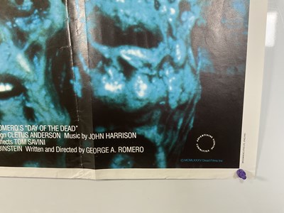 Lot 111 - DAY OF THE DEAD (1985) - UK Quad Film Poster -...