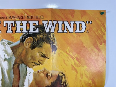Lot 8 - GONE WITH THE WIND (1939) 1969 British Quad re-...