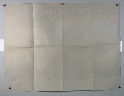 Lot 8 - GONE WITH THE WIND (1939) 1969 British Quad re-...
