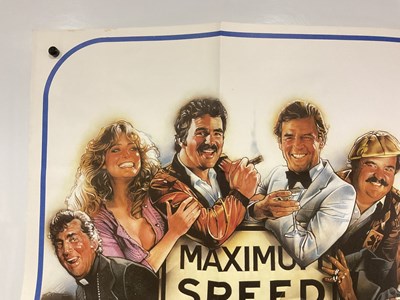 Lot 39 - THE CANNONBALL RUN (1981) - UK Quad film...