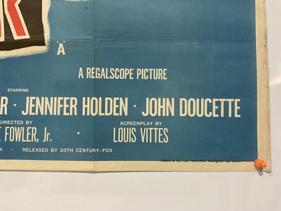 Lot 83 - GANG WAR (1958) Hard to find UK Quad film...