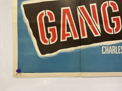 Lot 83 - GANG WAR (1958) Hard to find UK Quad film...