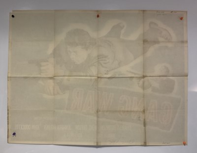 Lot 83 - GANG WAR (1958) Hard to find UK Quad film...