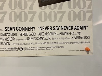 Lot 136 - JAMES BOND: NEVER SAY NEVER AGAIN (1983)...