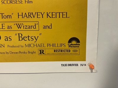 Lot 78 - TAXI DRIVER (1976) 1990s reproduction...