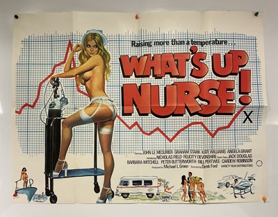 Lot 63 - WHAT'S UP NURSE? (1977) Tom Chantrell art - UK...