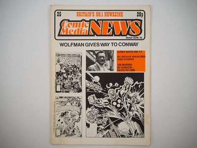 Lot 6 - COMIC MEDIA NEWS 25 - (MAR/APR 1976 - RICHARD...