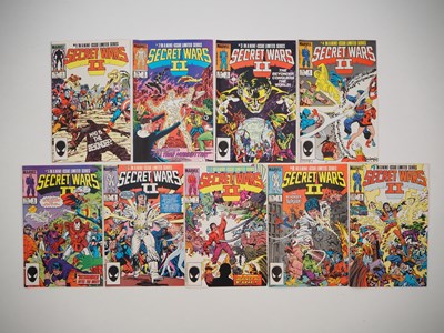 Lot 9 - SECRET WARS II - #1, 2, 3, 4, 5, 6, 7, 8, 9 -...
