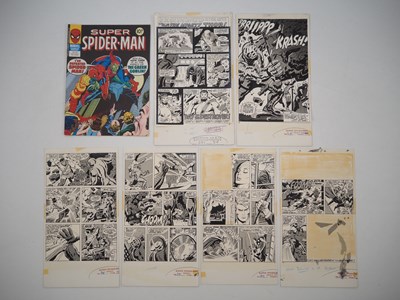 Lot 88 - SUPER SPIDER-MAN #291 COMIC & ACTUAL BLACK AND...