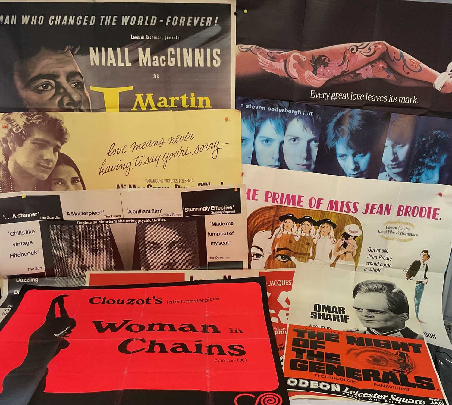 Lot 21 - A group of mainly UK Quad film posters...