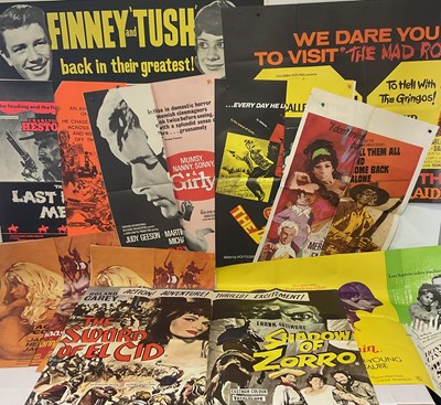 Lot 20 - A group of double-bill UK Quad film posters to...
