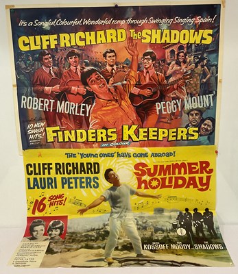 Lot 140 - A pair of CLIFF RICHARD musical UK Quad film...
