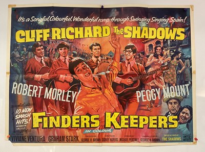 Lot 140 - A pair of CLIFF RICHARD musical UK Quad film...