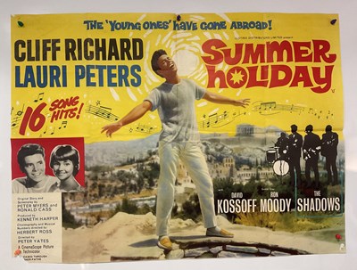 Lot 140 - A pair of CLIFF RICHARD musical UK Quad film...
