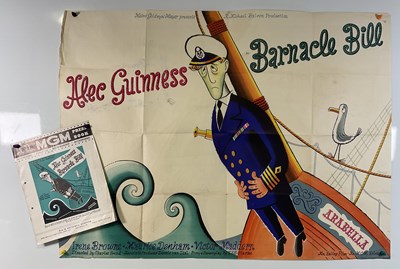 Lot 73 - BARNACLE BILL (ALL AT SEA) (1957) UK Quad film...