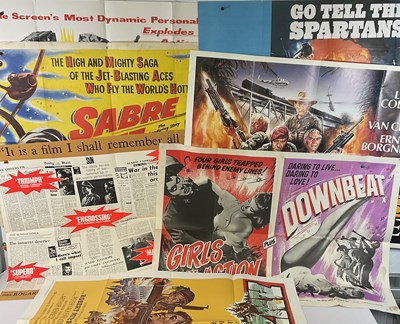 Lot 166 - A selection of war film posters comprising...