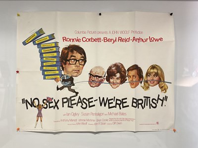 Lot 72 - A group of rolled comedy UK Quad film posters...