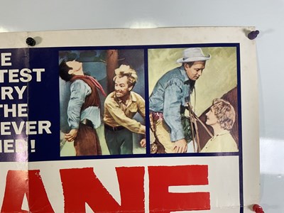 Lot 81 - SHANE (1953) US half sheet movie poster, 1966...
