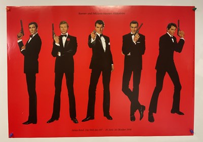 Lot 132 - JAMES BOND - HILDESHEIM EXHIBITION red and...